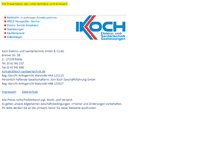 Tablet Screenshot of koch-sanitaertechnik.de